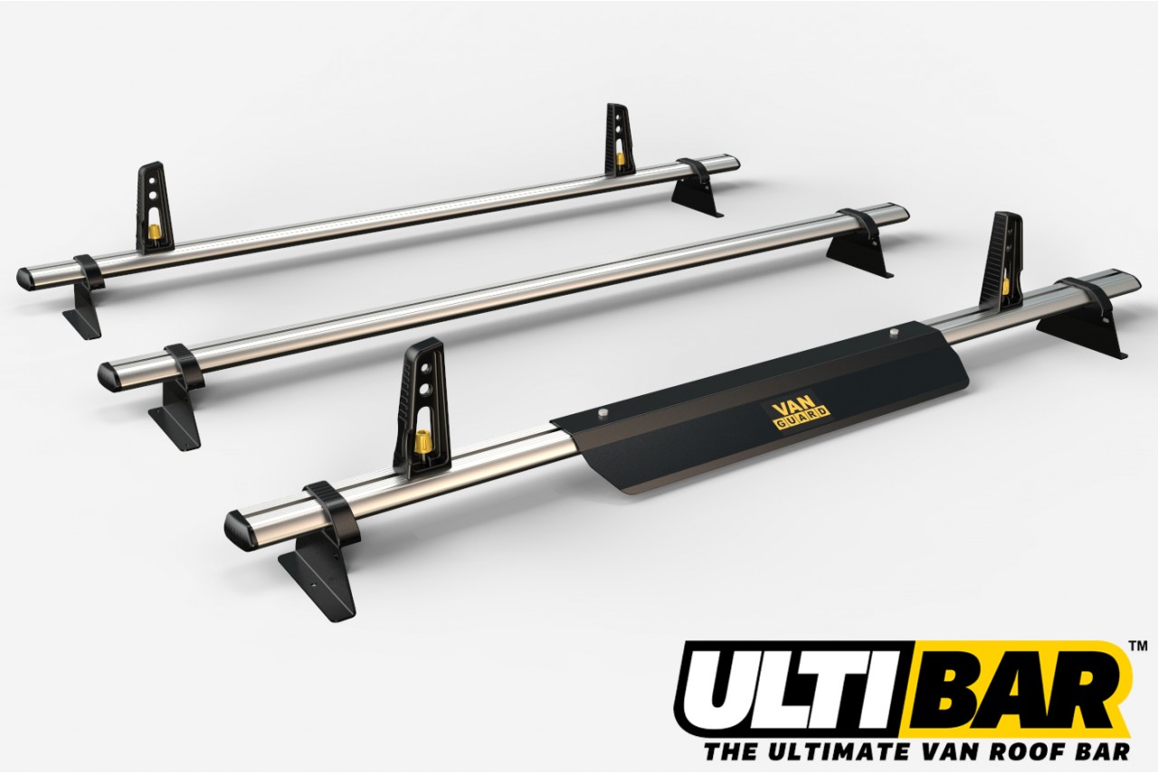 Ulti Bar+ Aluminium 3 Bar System - Vauxhall Vivaro 2014-2019 Swb Low Roof (L1H1) - VG315-3